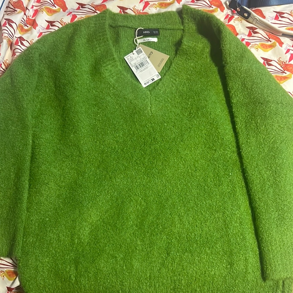 Green sweater
